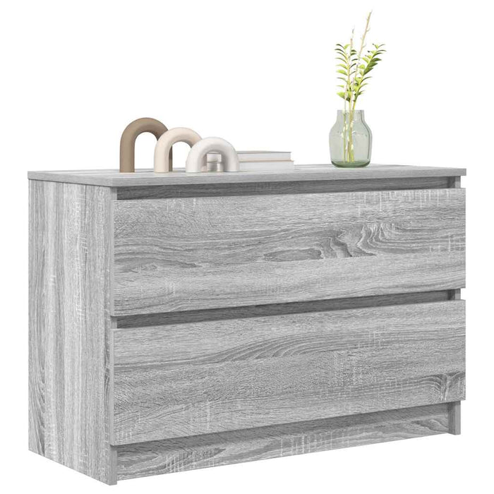 Dulap TV Gri Sonoma 80x35x54 cm lemn prelucrat - WALTI WALTI