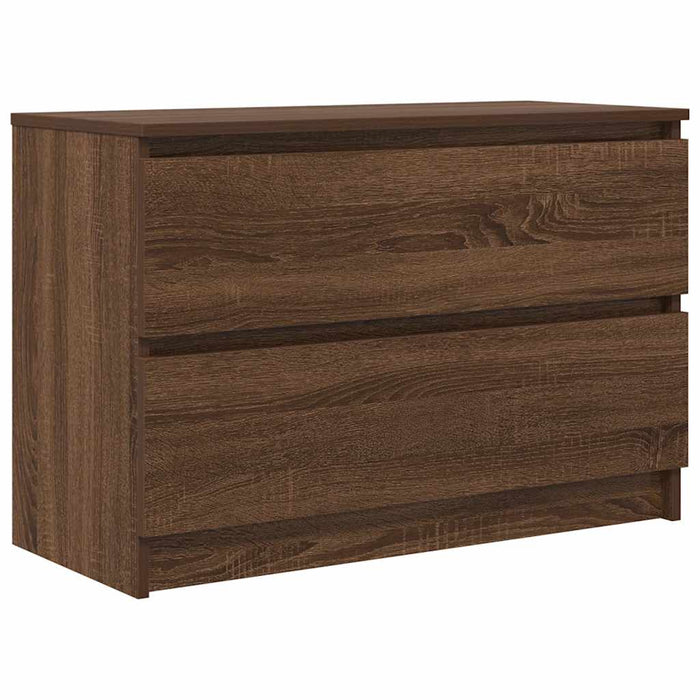 Dulap TV Stejar maro 80x35x54 cm Lemn prelucrat - WALTI WALTI