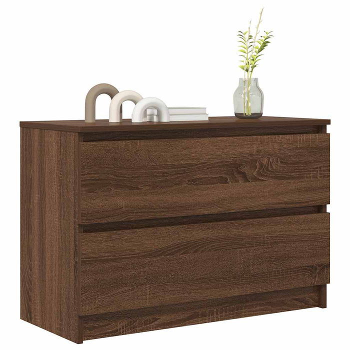 Dulap TV Stejar maro 80x35x54 cm Lemn prelucrat - WALTI WALTI