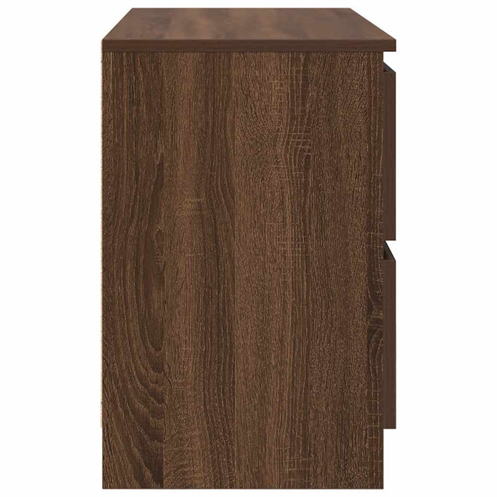 Dulap TV Stejar maro 80x35x54 cm Lemn prelucrat - WALTI WALTI