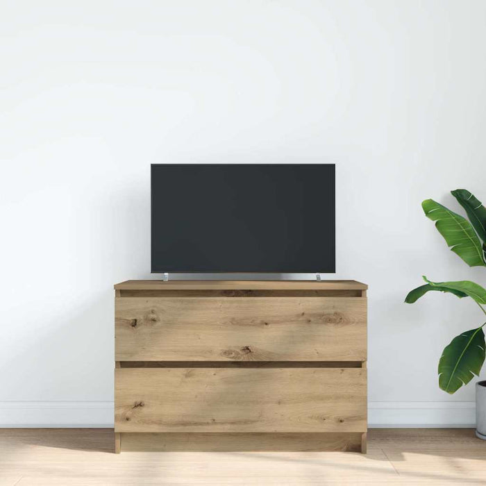 Dulap TV Artisan Stejar 80x35x54 cm Lemn prelucrat - WALTI WALTI