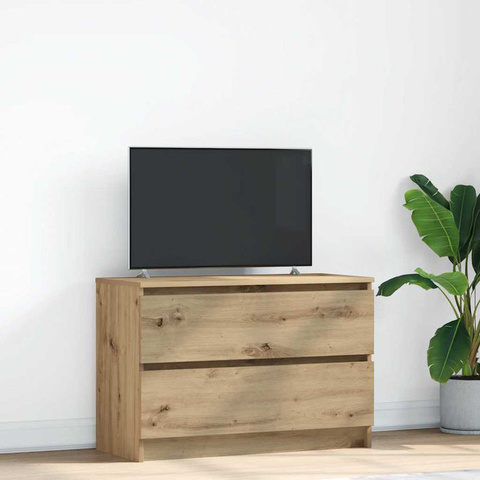 Dulap TV Artisan Stejar 80x35x54 cm Lemn prelucrat - WALTI WALTI
