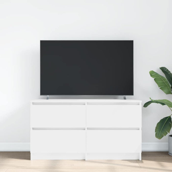 Dulap TV alb 100x35x54 cm lemn prelucrat - WALTI WALTI