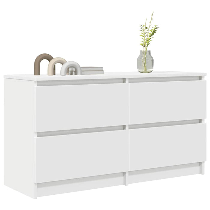 Dulap TV alb 100x35x54 cm lemn prelucrat - WALTI WALTI