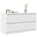 Dulap TV alb 100x35x54 cm lemn prelucrat - WALTI WALTI