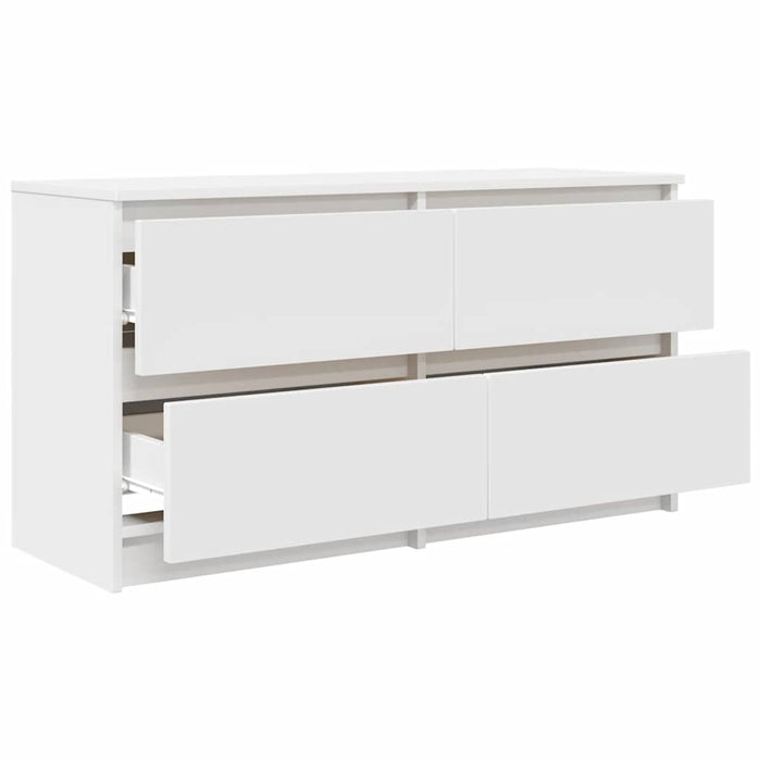 Dulap TV alb 100x35x54 cm lemn prelucrat - WALTI WALTI