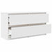 Dulap TV alb 100x35x54 cm lemn prelucrat - WALTI WALTI