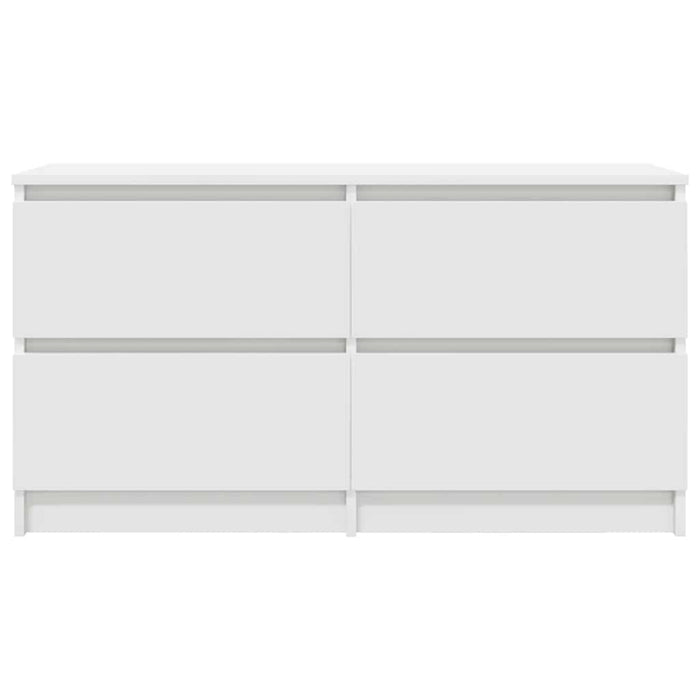 Dulap TV alb 100x35x54 cm lemn prelucrat - WALTI WALTI