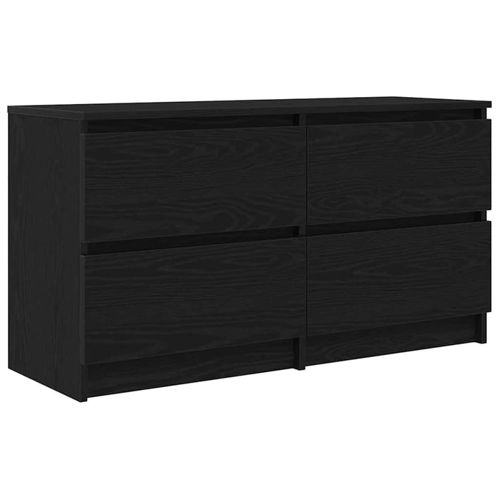 Dulap TV, negru, 100x35x54 cm, lemn prelucrat - WALTI WALTI