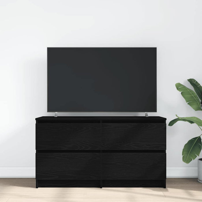 Dulap TV, negru, 100x35x54 cm, lemn prelucrat - WALTI WALTI