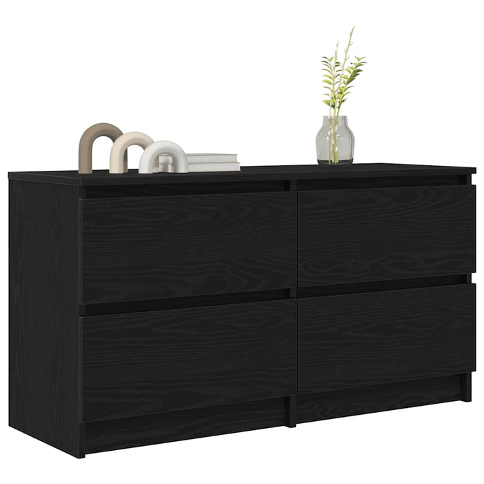 Dulap TV, negru, 100x35x54 cm, lemn prelucrat - WALTI WALTI