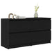 Dulap TV, negru, 100x35x54 cm, lemn prelucrat - WALTI WALTI