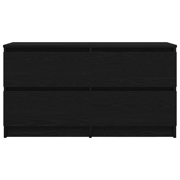 Dulap TV, negru, 100x35x54 cm, lemn prelucrat - WALTI WALTI