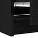 Dulap TV, negru, 100x35x54 cm, lemn prelucrat - WALTI WALTI