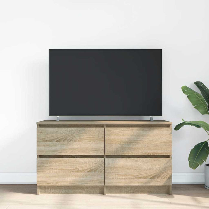 Comodă TV, stejar sonoma, 100x35x54 cm, lemn prelucrat - WALTI WALTI