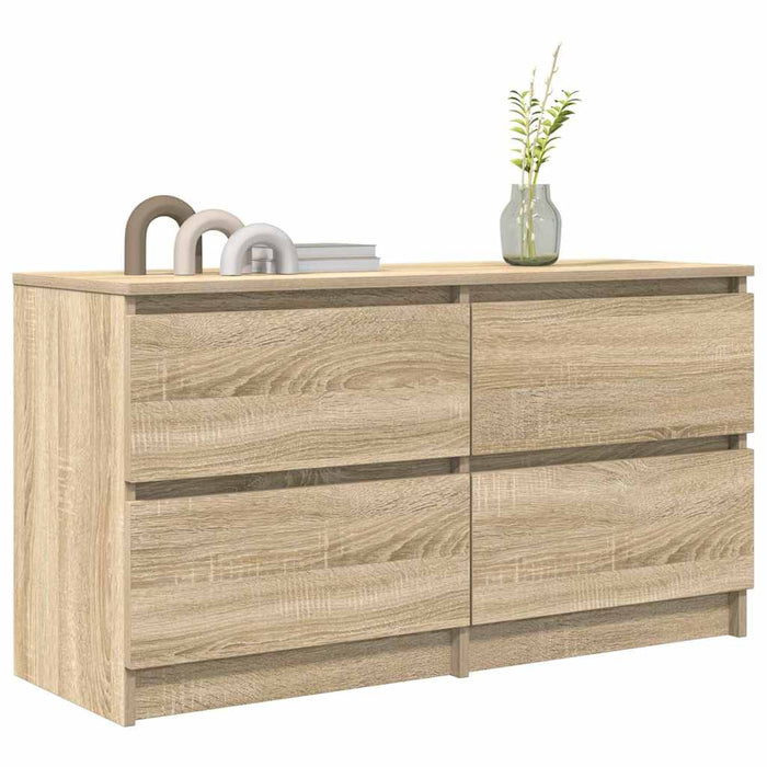 Comodă TV, stejar sonoma, 100x35x54 cm, lemn prelucrat - WALTI WALTI