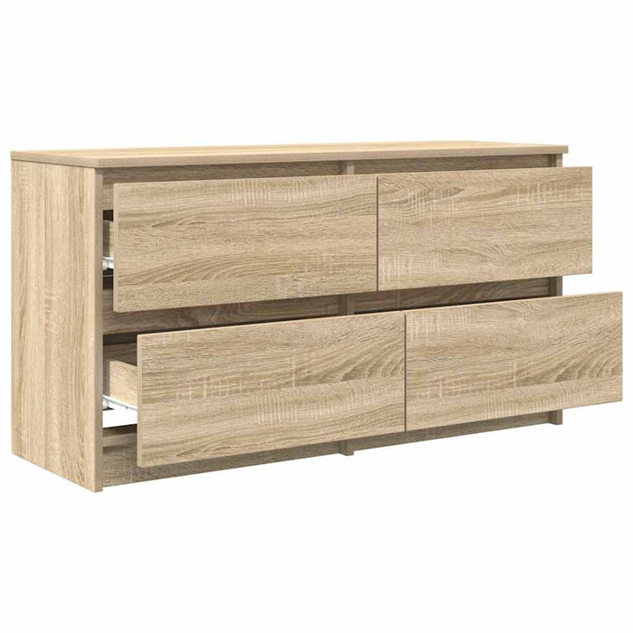Comodă TV, stejar sonoma, 100x35x54 cm, lemn prelucrat - WALTI WALTI