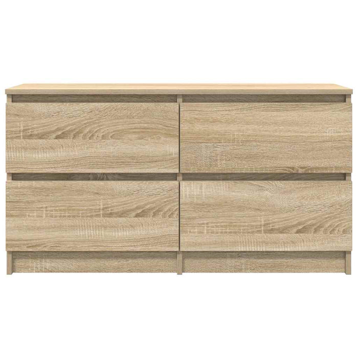 Comodă TV, stejar sonoma, 100x35x54 cm, lemn prelucrat - WALTI WALTI