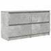 Comodă TV, gri beton, 100x35x54 cm, lemn prelucrat - WALTI WALTI