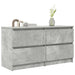 Comodă TV, gri beton, 100x35x54 cm, lemn prelucrat - WALTI WALTI