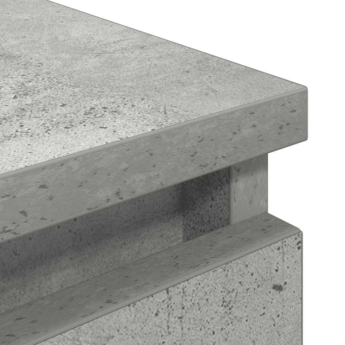 Comodă TV, gri beton, 100x35x54 cm, lemn prelucrat - WALTI WALTI