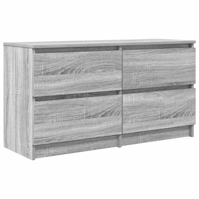 Comodă TV, gri sonoma, 100x35x54 cm, lemn compozit - WALTI WALTI