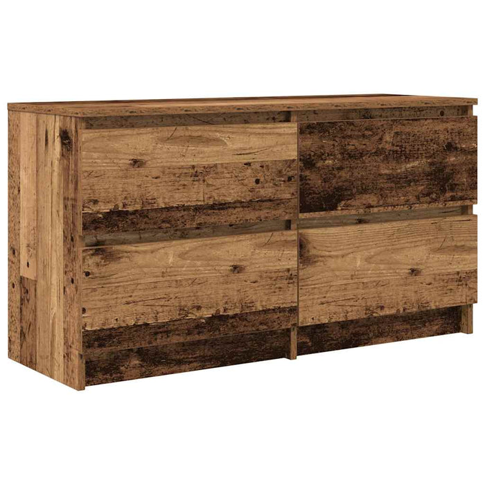 Comodă TV, lemn vechi, 100x35x54 cm, lemn prelucrat - WALTI WALTI