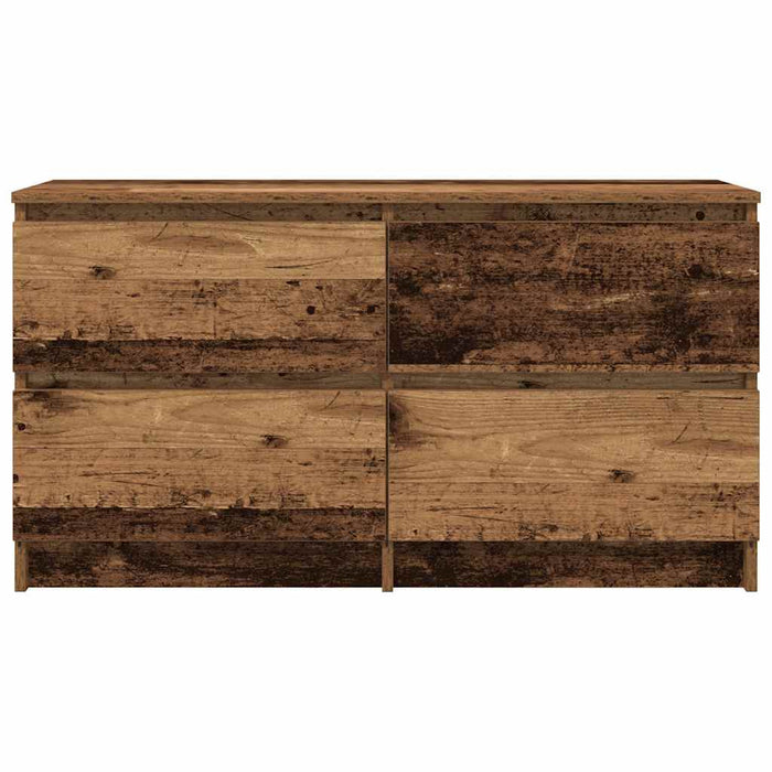 Comodă TV, lemn vechi, 100x35x54 cm, lemn prelucrat - WALTI WALTI