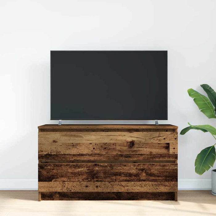 Comodă TV, lemn vechi, 100x35x54 cm, lemn prelucrat WALTI