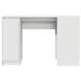 Birou alb 120x42x76 cm lemn prelucrat - WALTI WALTI