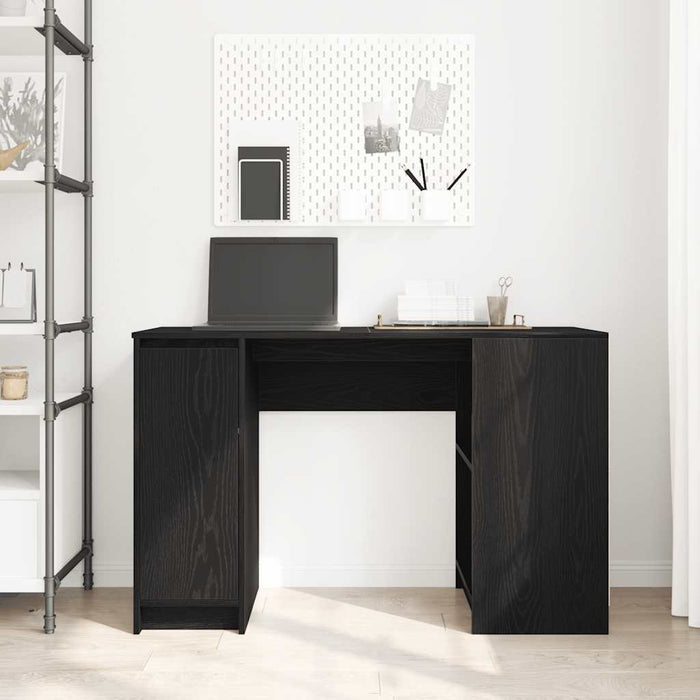 Birou Stejar negru 120x42x76 cm Lemn prelucrat - WALTI WALTI