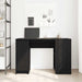 Birou Stejar negru 120x42x76 cm Lemn prelucrat - WALTI WALTI