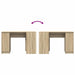 Birou Stejar Sonoma 120x42x76 cm Lemn prelucrat - WALTI WALTI