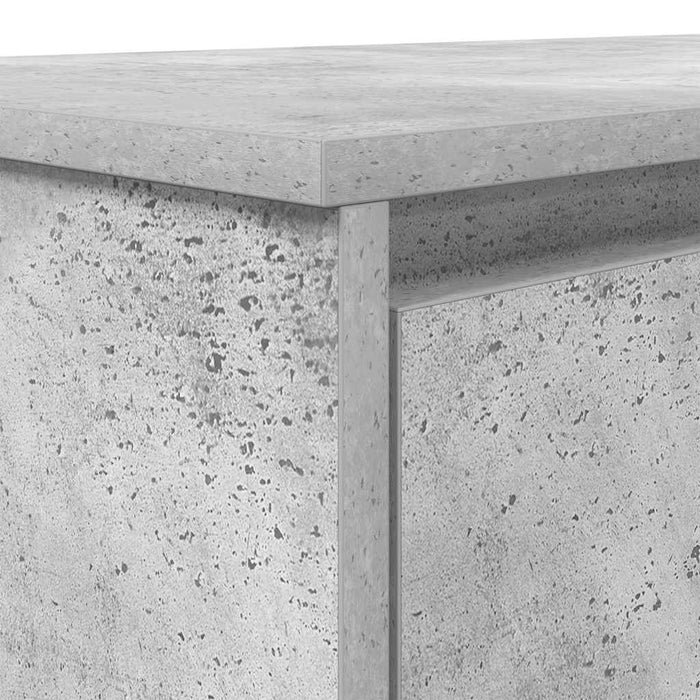 Birou Beton Gri 120x42x76 cm Lemn prelucrat - WALTI WALTI