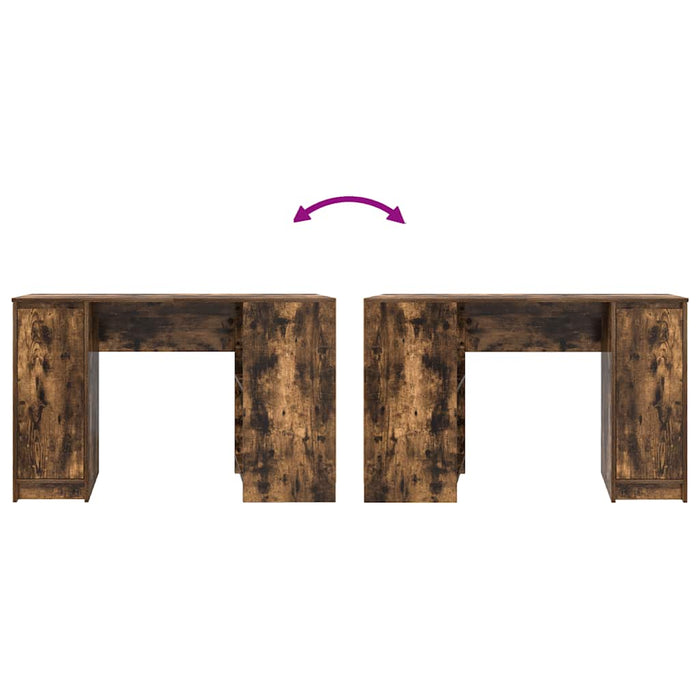 Birou Stejar afumat 120x42x76 cm Lemn prelucrat - WALTI WALTI
