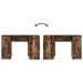 Birou Stejar afumat 120x42x76 cm Lemn prelucrat - WALTI WALTI