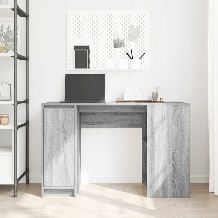 Birou Gri Sonoma 120x42x76 cm lemn prelucrat - WALTI WALTI