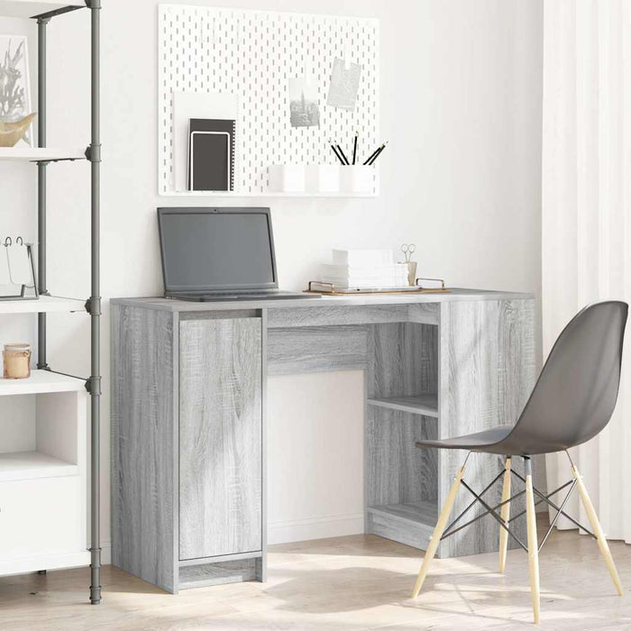 Birou Gri Sonoma 120x42x76 cm lemn prelucrat - WALTI WALTI