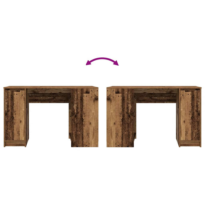 Birou din lemn vechi 120x42x76 cm din lemn prelucrat - WALTI WALTI