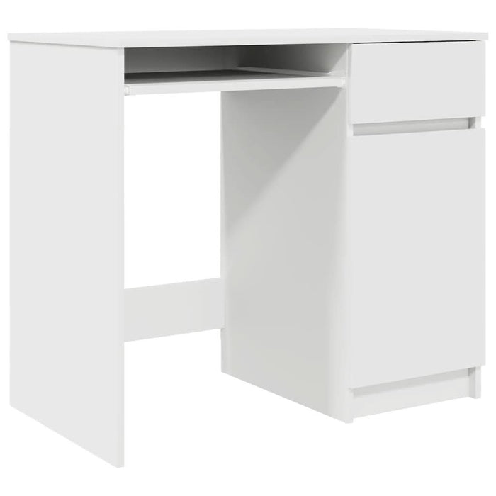 Birou alb 86x49x76 cm lemn prelucrat - WALTI WALTI