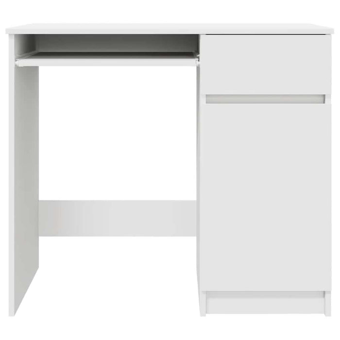 Birou alb 86x49x76 cm lemn prelucrat - WALTI WALTI