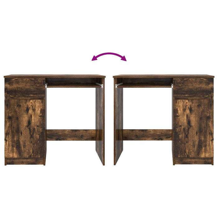 Birou Stejar afumat 86x49x76 cm Lemn prelucrat - WALTI WALTI