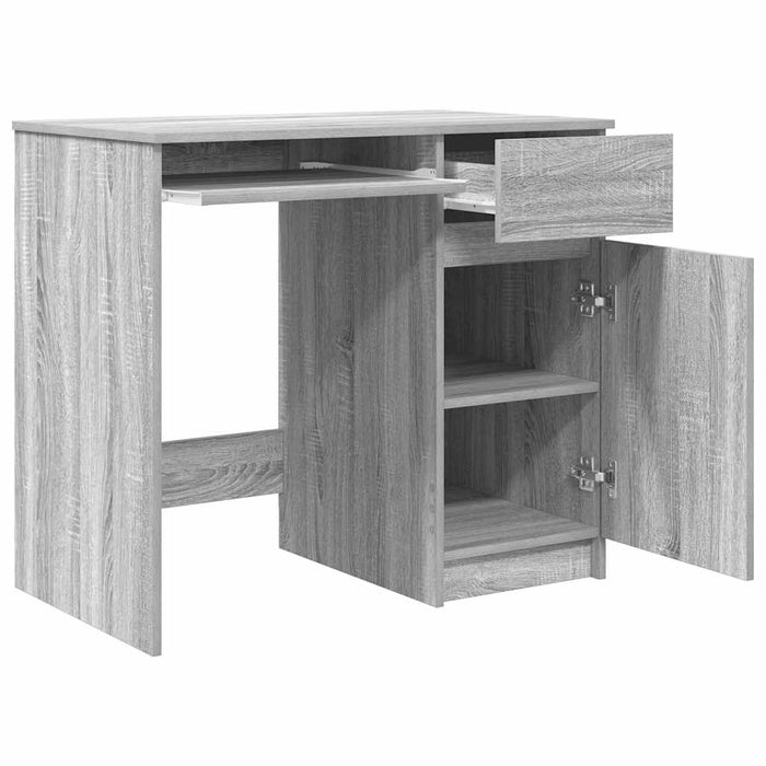 Birou Gri Sonoma 86x49x76 cm lemn prelucrat - WALTI WALTI
