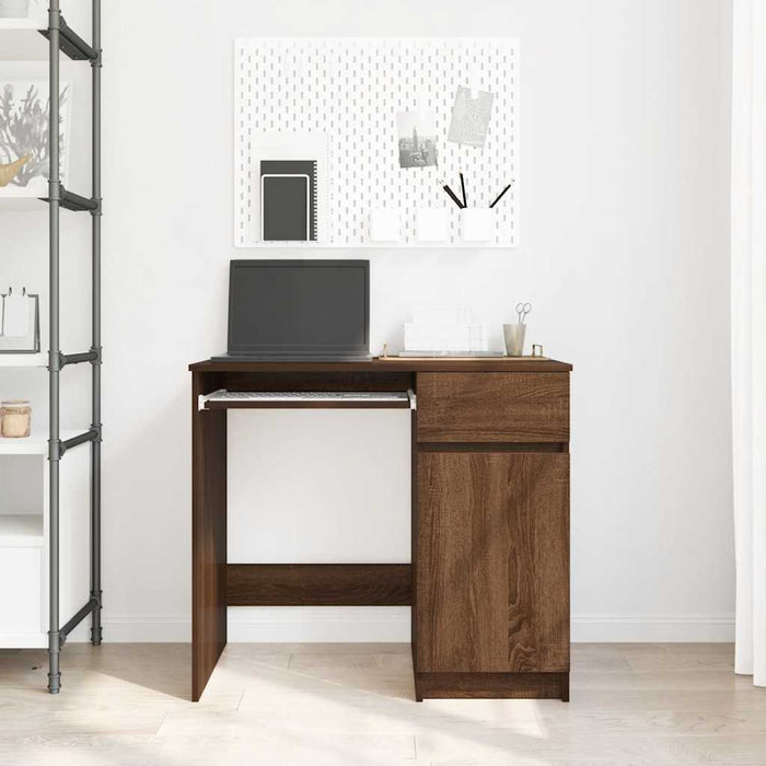 Birou Stejar maro 86x49x76 cm Lemn prelucrat - WALTI WALTI