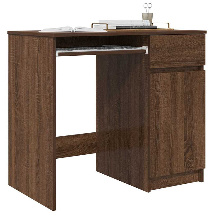 Birou Stejar maro 86x49x76 cm Lemn prelucrat - WALTI WALTI