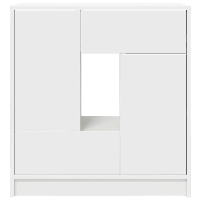 Bufetă cu sertare și uși alb 70,5x34x74,5 cm - WALTI WALTI