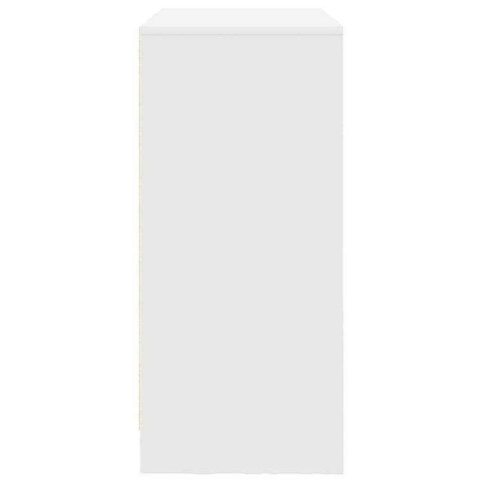 Bufetă cu sertare și uși alb 70,5x34x74,5 cm - WALTI WALTI