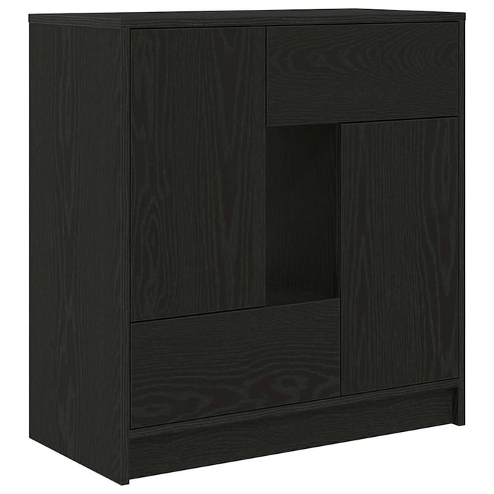 Bufetă cu sertare și uși Stejar negru 70,5x34x74,5 cm - WALTI WALTI