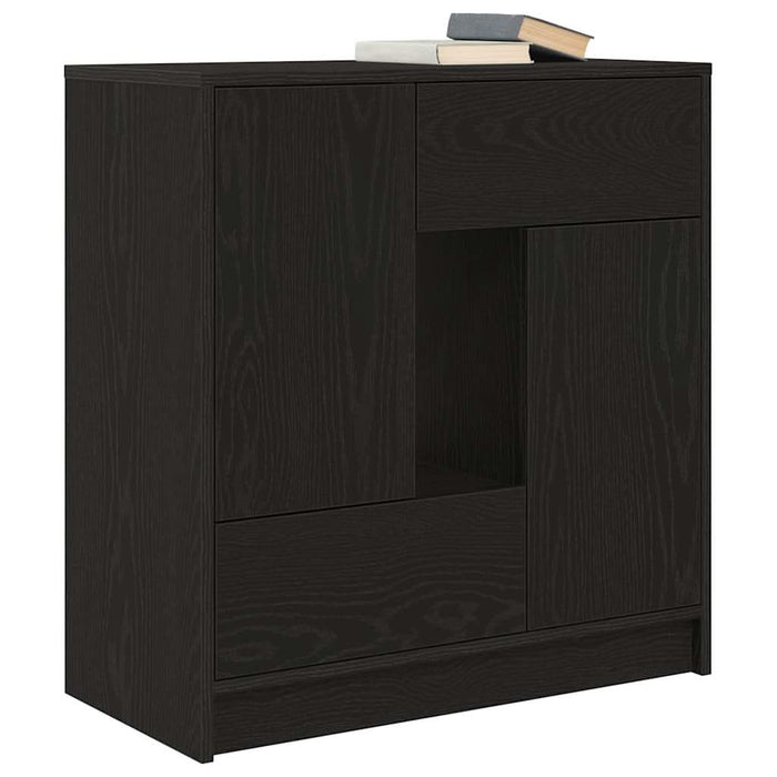 Bufetă cu sertare și uși Stejar negru 70,5x34x74,5 cm - WALTI WALTI