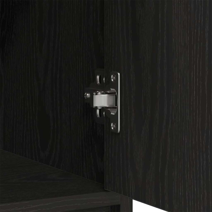Bufetă cu sertare și uși Stejar negru 70,5x34x74,5 cm - WALTI WALTI